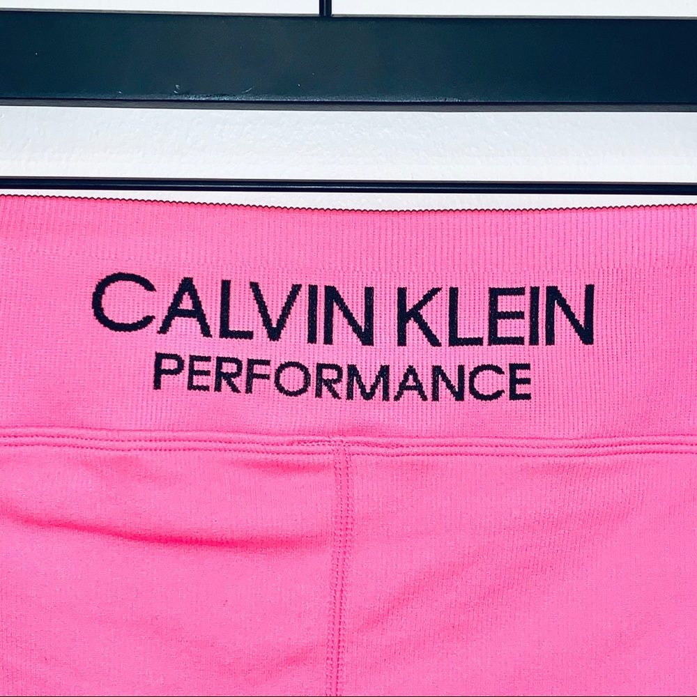 Calvin Klein | Hot Pink Ribbed Biker Short NEW - Picture 4 of 13